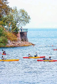 抚仙湖畔气象新